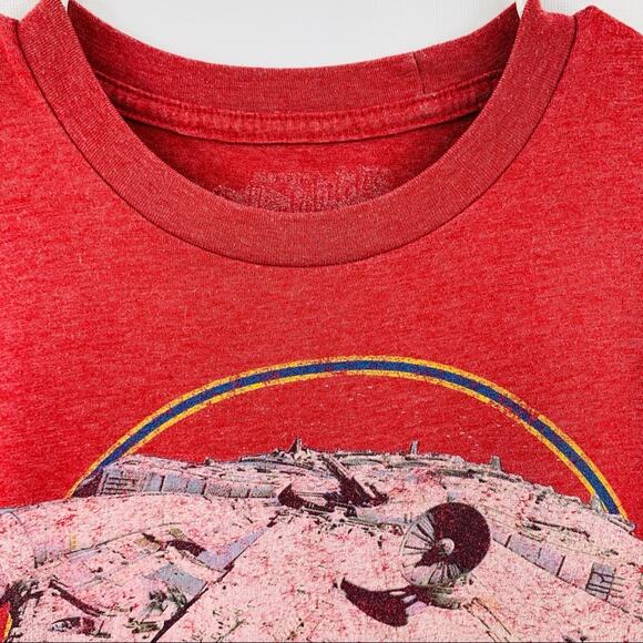 Vintage Star Wars Empire Strike Back Red Tee Shirt - Picture 3 of 7